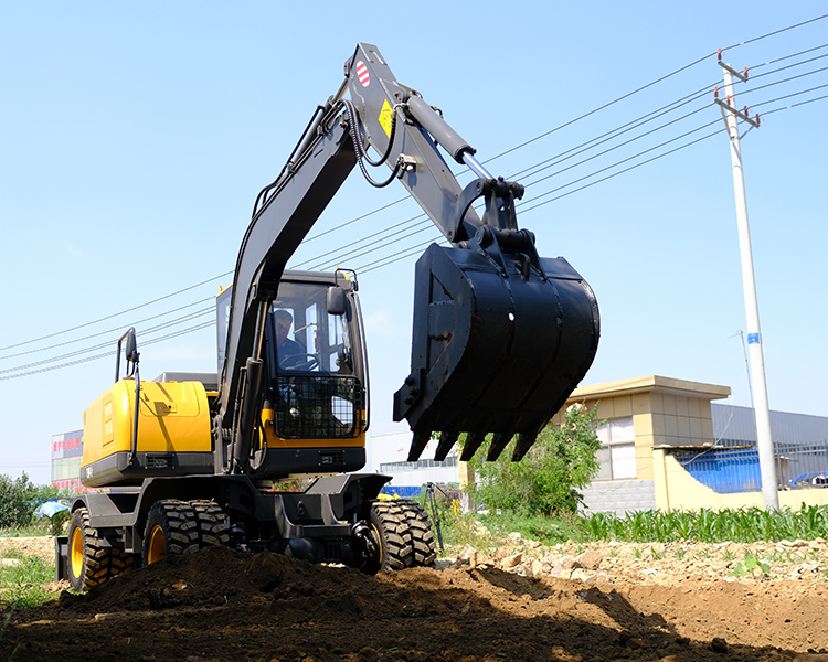  escavadeira de rodas 64HP