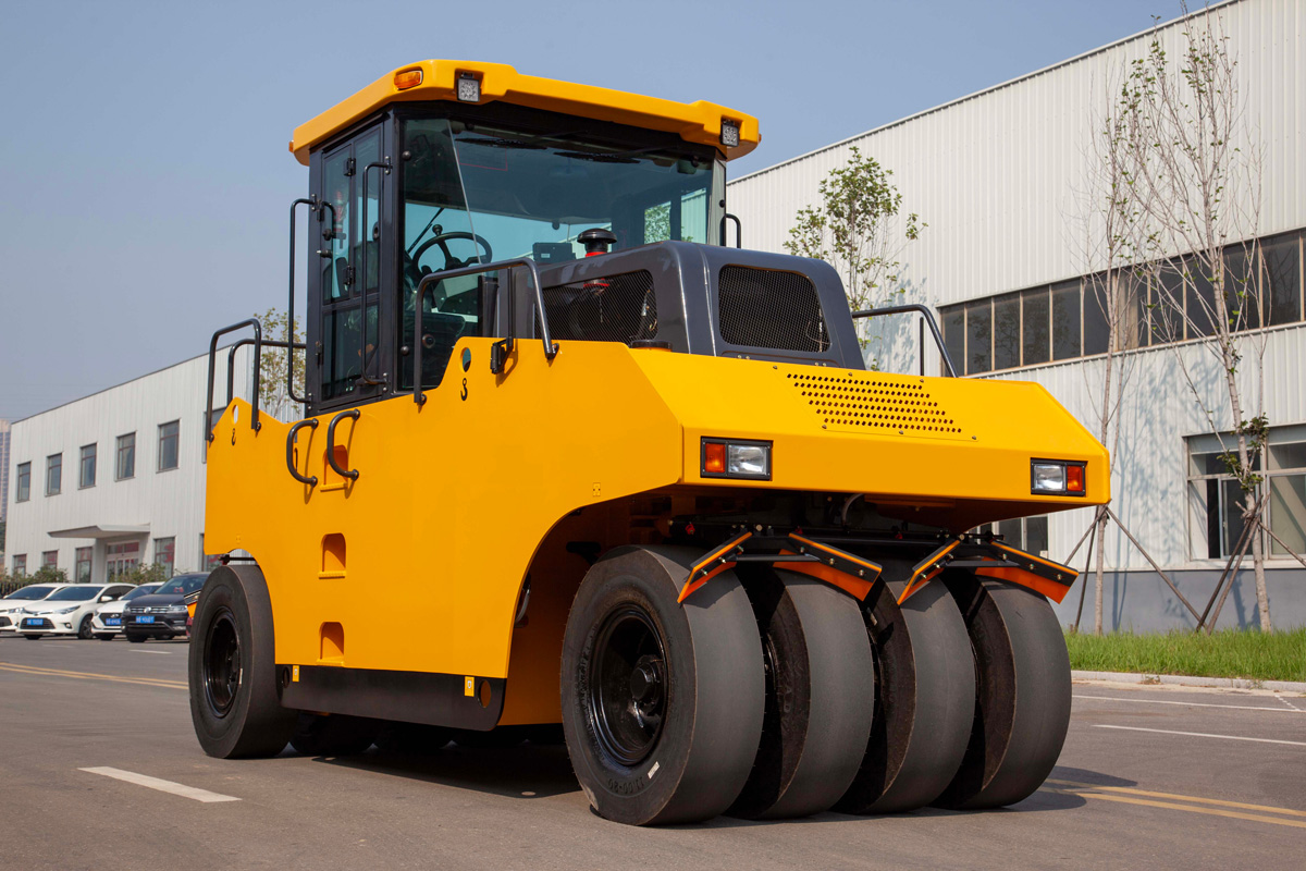  compactador de pneus de borracha Weichai 143HP