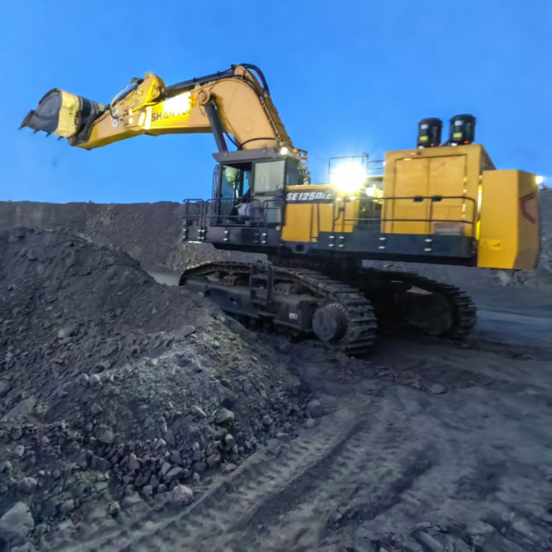  canteiro de obras de escavadeira de 120 toneladas