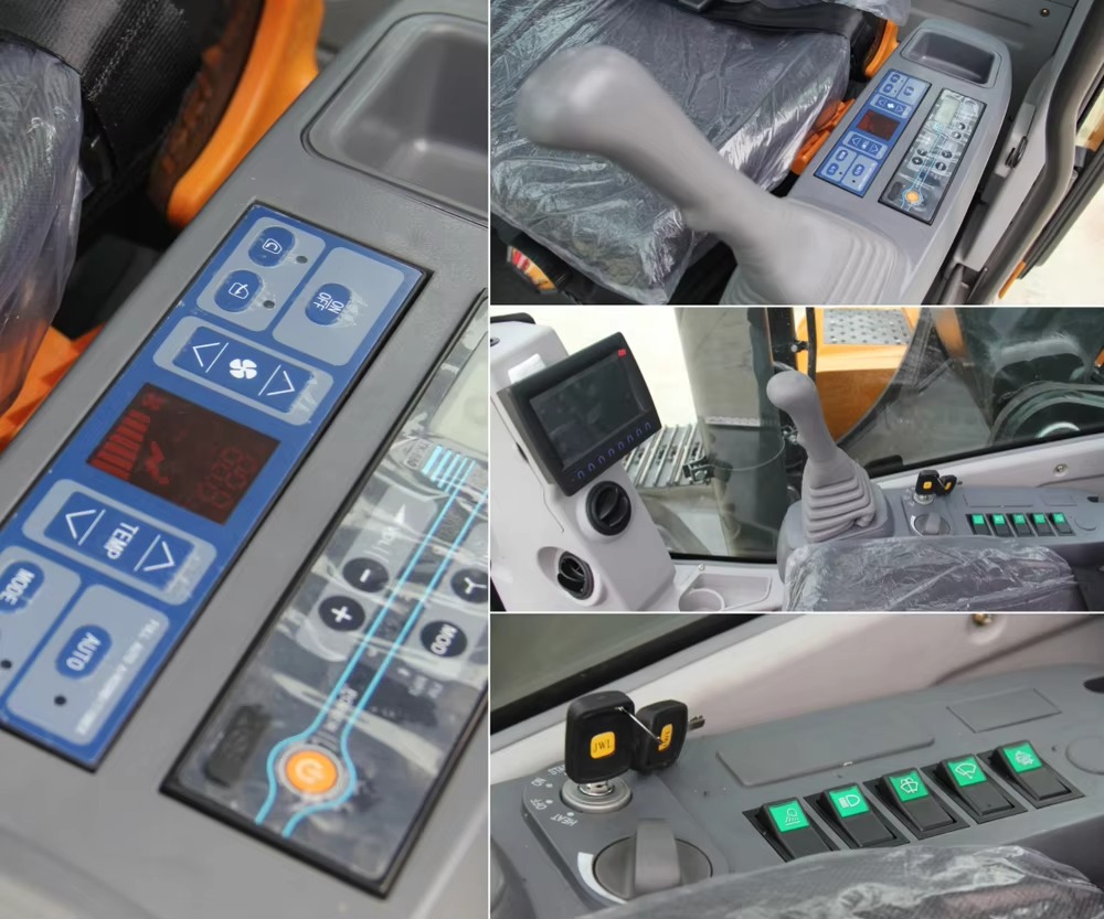 Detalhe 2 da escavadeira SH330