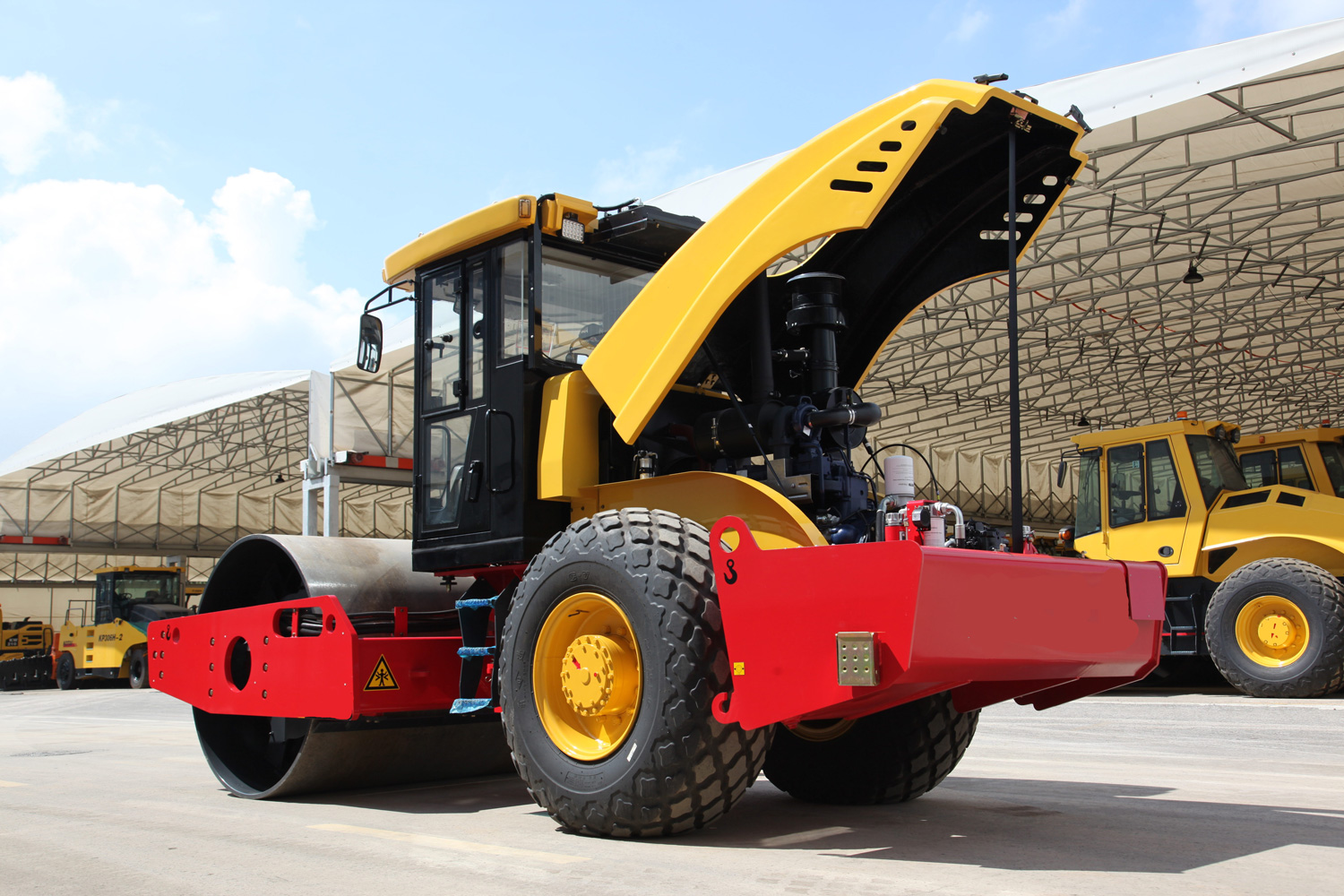 S125D Rolo compactador vibratório de tambor único
