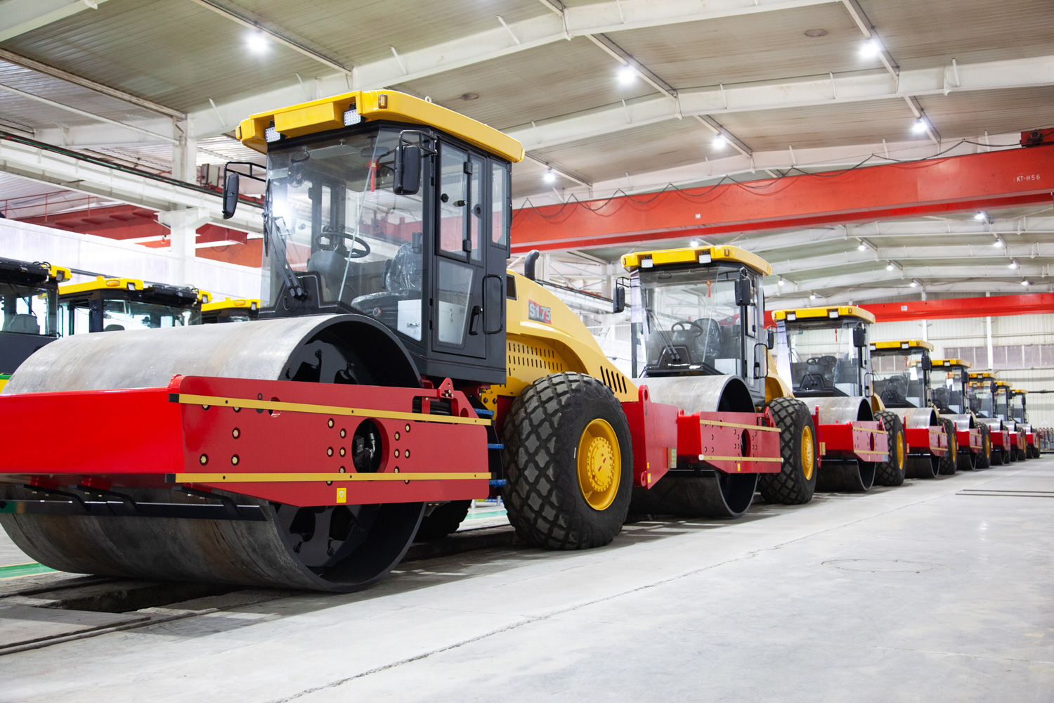 S175HD Rolo compactador vibratório de tambor único