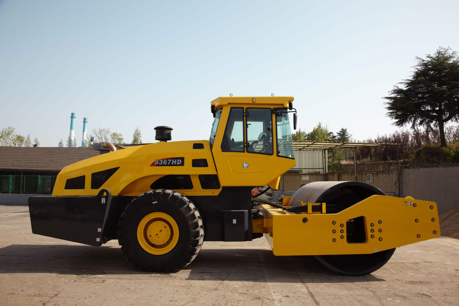 S367HD Rolo compactador vibratório de tambor único